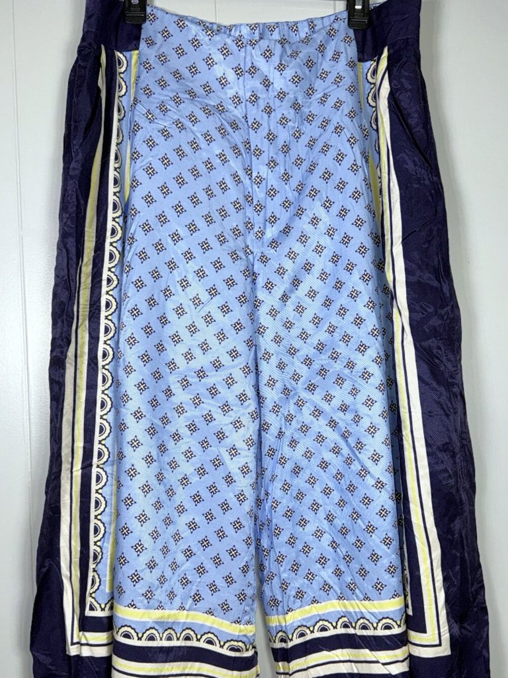 Anthropologie Maeve Printed Pleated A-line Culottes Wide Leg Stretch Pants XL